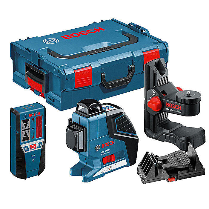 Livella laser GLL 3-80 P + ricevitore BM1 Bosch Professional