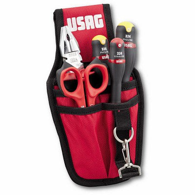 Set utensili Usag 007 MI in tasca tessuto 5 attrezzi