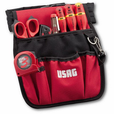 Set utensili Usag 007 MLE in tasca tessuto 7 attrezzi