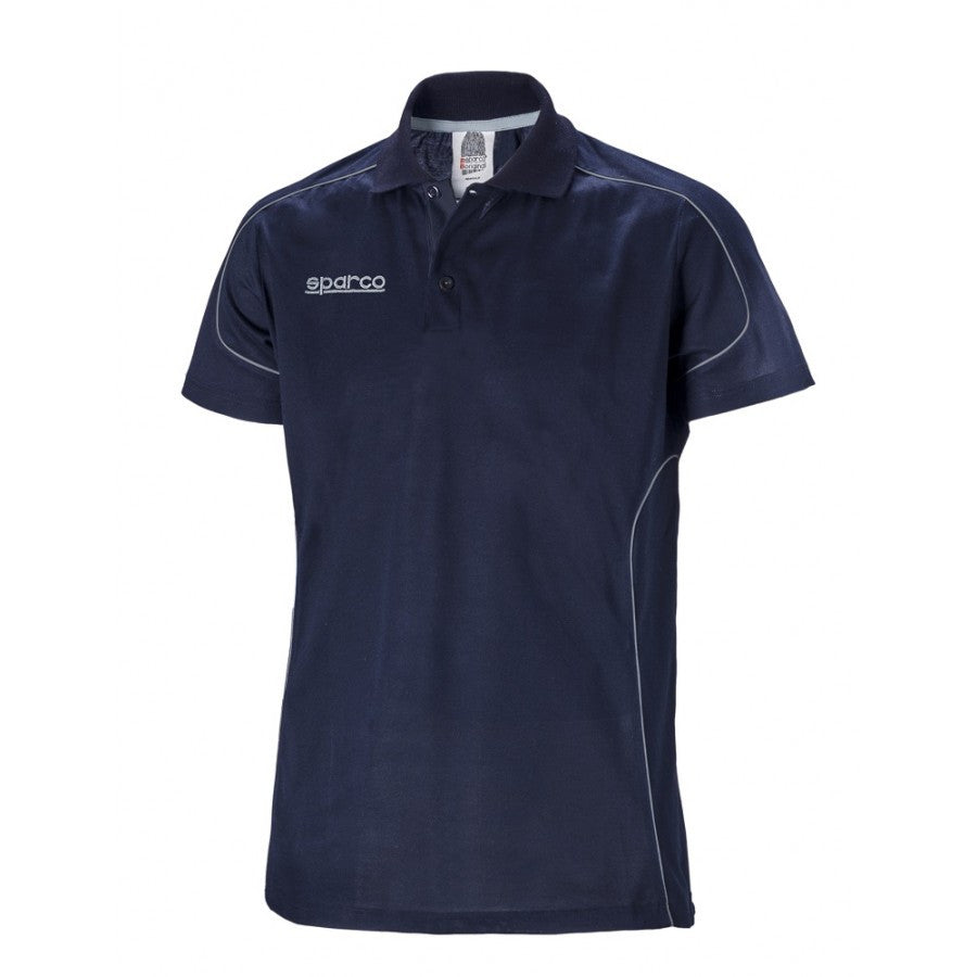 Polo Sparco Blu Racing
