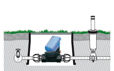 Elettrovalvola programmabile a batteria 1" GF GARDEN