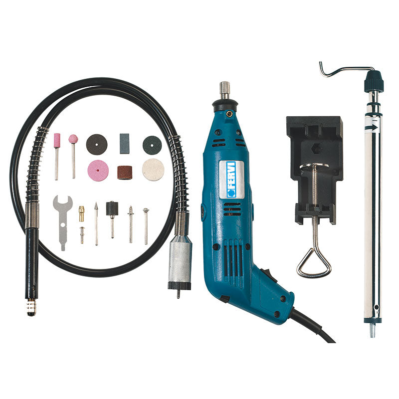 Mini smerigliatrice con utensili Fervi 0568