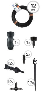 Mini kit goccia a goccia 12 vasi GF GARDEN