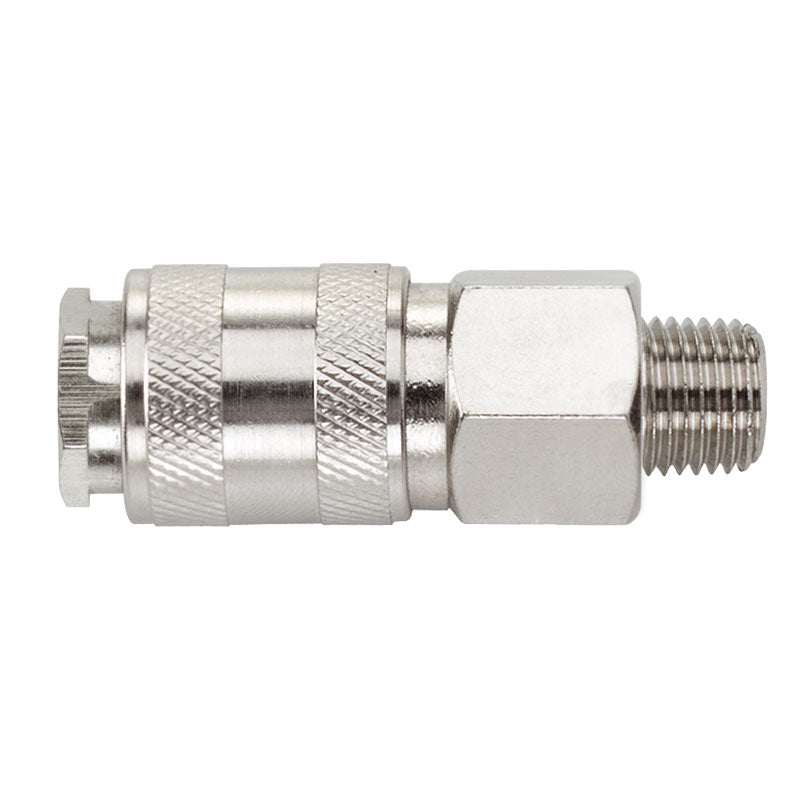 Innesto rapido valvola 1/4" - 3/8" maschio Fervi