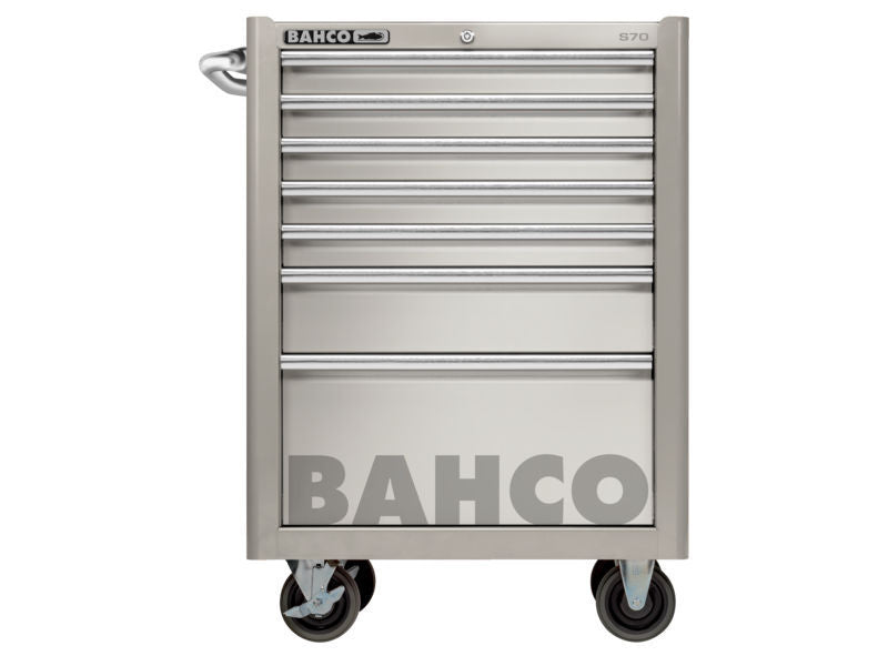 Cassettiera mobile in acciaio inossidabile 7 cassetti Bahco 1470K7SS