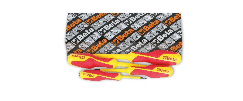 Serie di 6 giravite per viti con impronta a croce Pozidriv®-Supadriv® Beta 1279MQ/S4 Isolamento 1000V