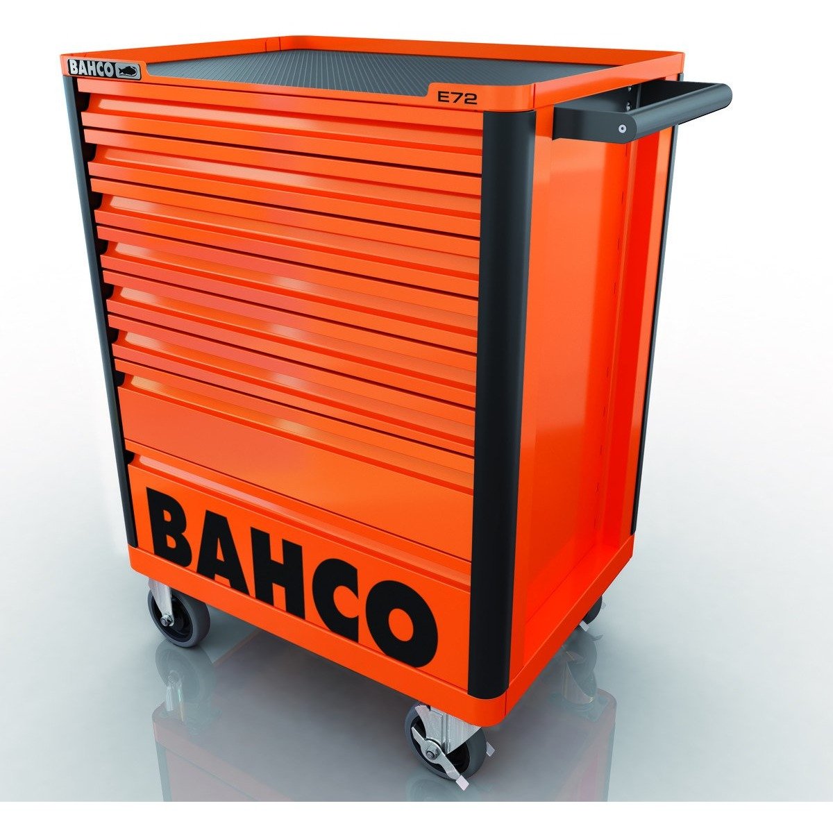 Cassettiera mobile con paraurti protettivi, 8 cassetti Bahco 1472K8