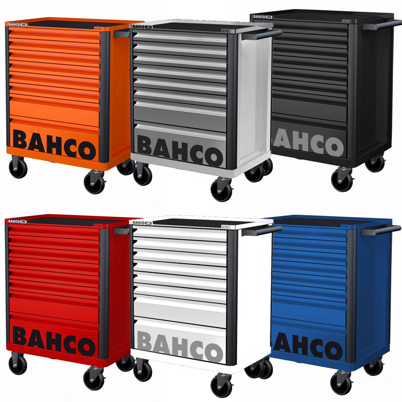 Cassettiera mobile con paraurti protettivi, 8 cassetti Bahco 1472K8