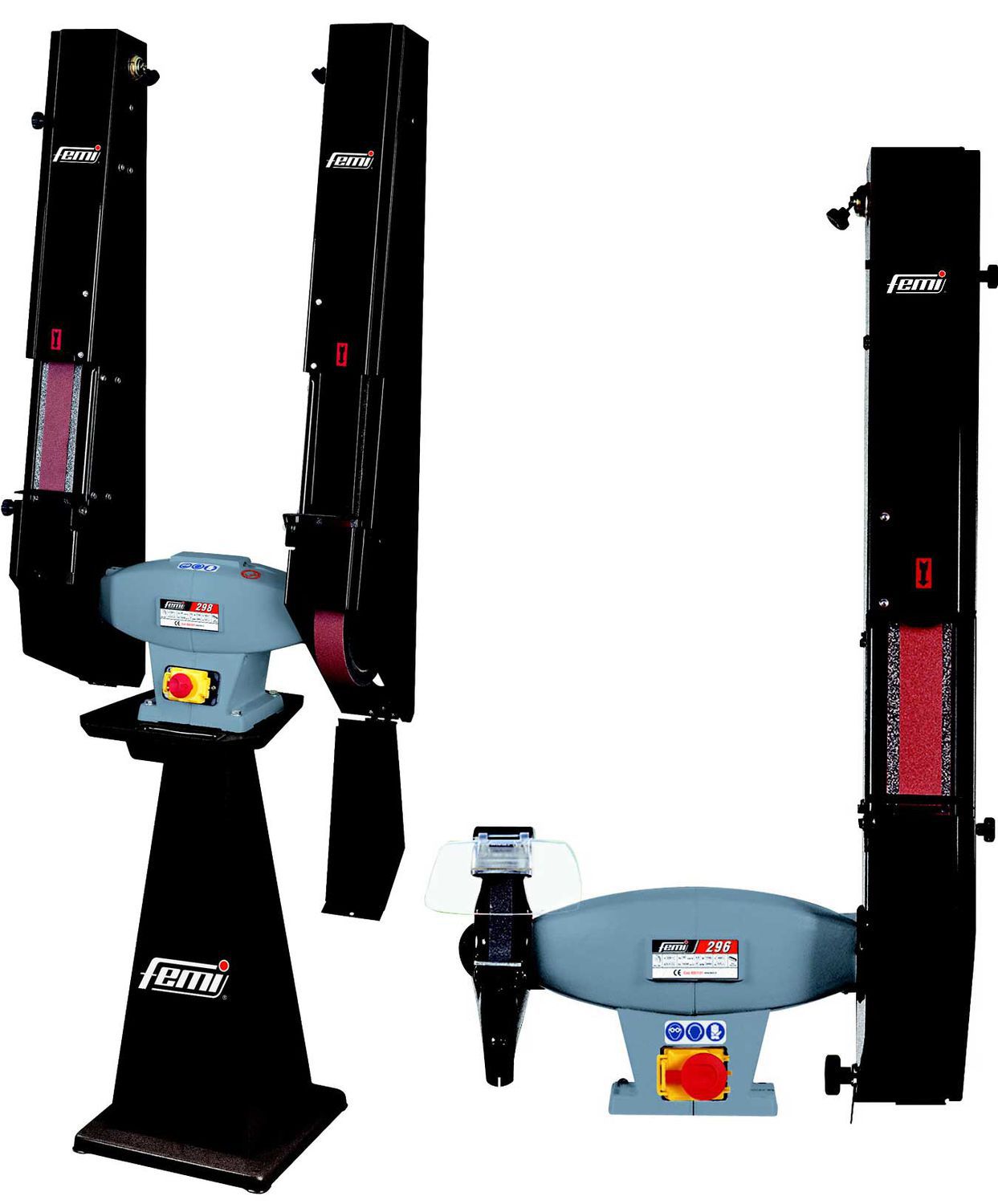 Levigatrice combinata nastro mola Femi 296 400V 1,1KW