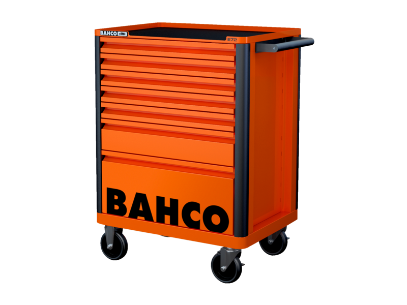 Cassettiera mobile con paraurti protettivi, 8 cassetti Bahco 1472K8