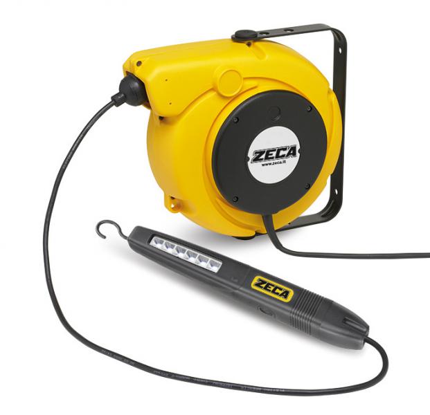 Avvolgicavo con lampada Led 5907/100 24V Zeca