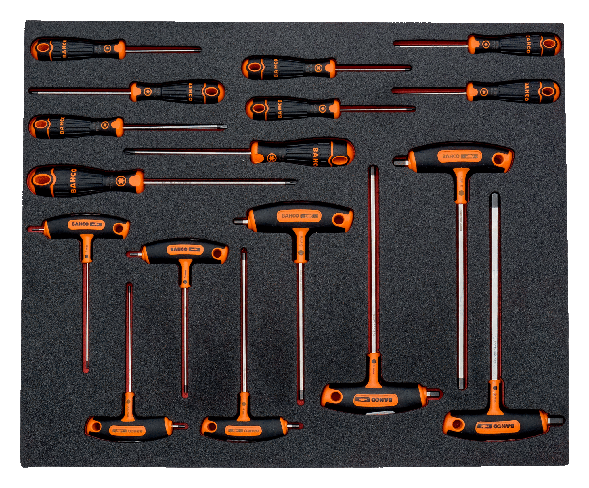 Assortimento cacciavite in alloggiamento termoformato - 17 pezzi Bahco FF1A133