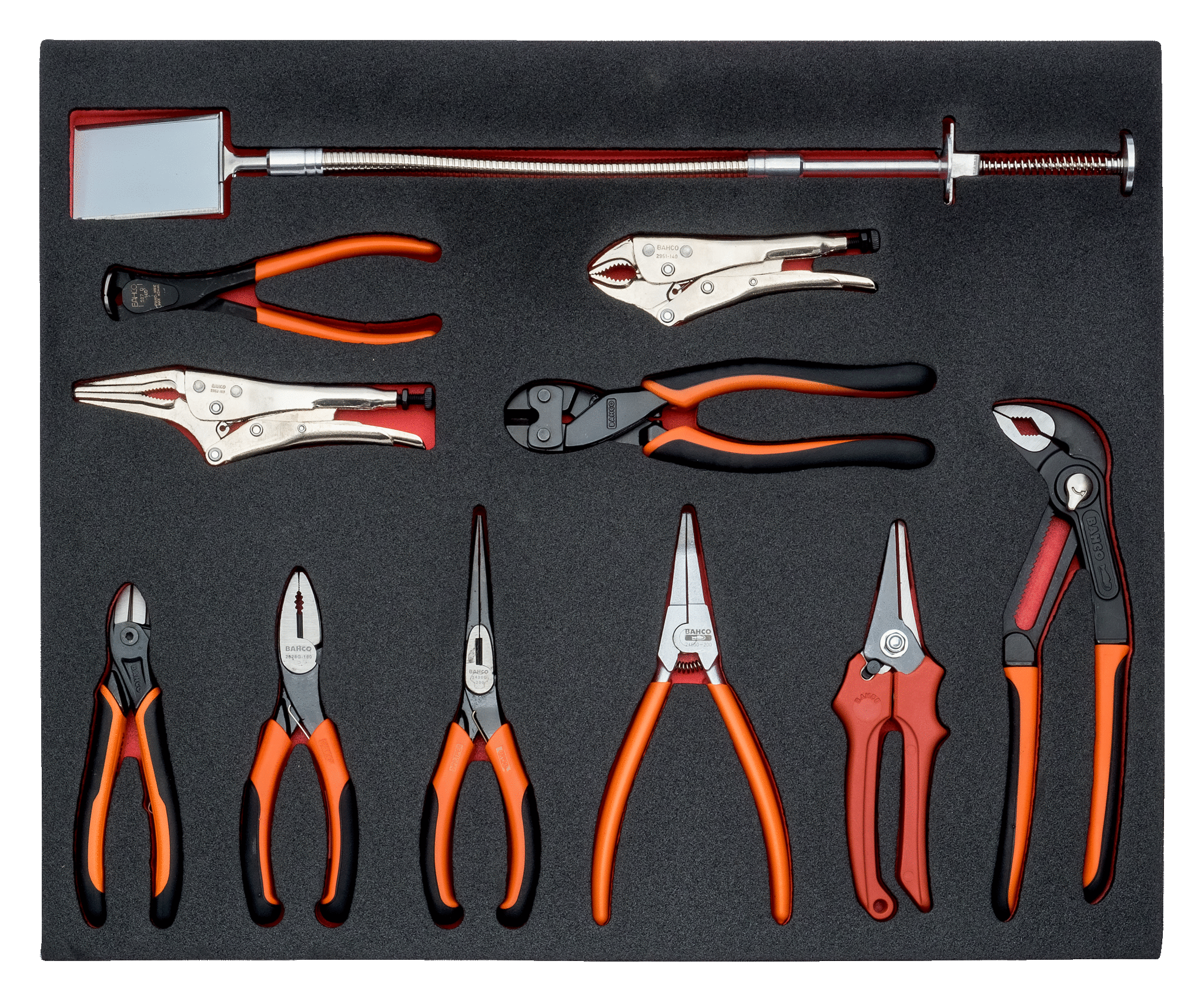 Assortimento pinze e tronchesi termoformato - 11 pezzi Bahco FF1A4002