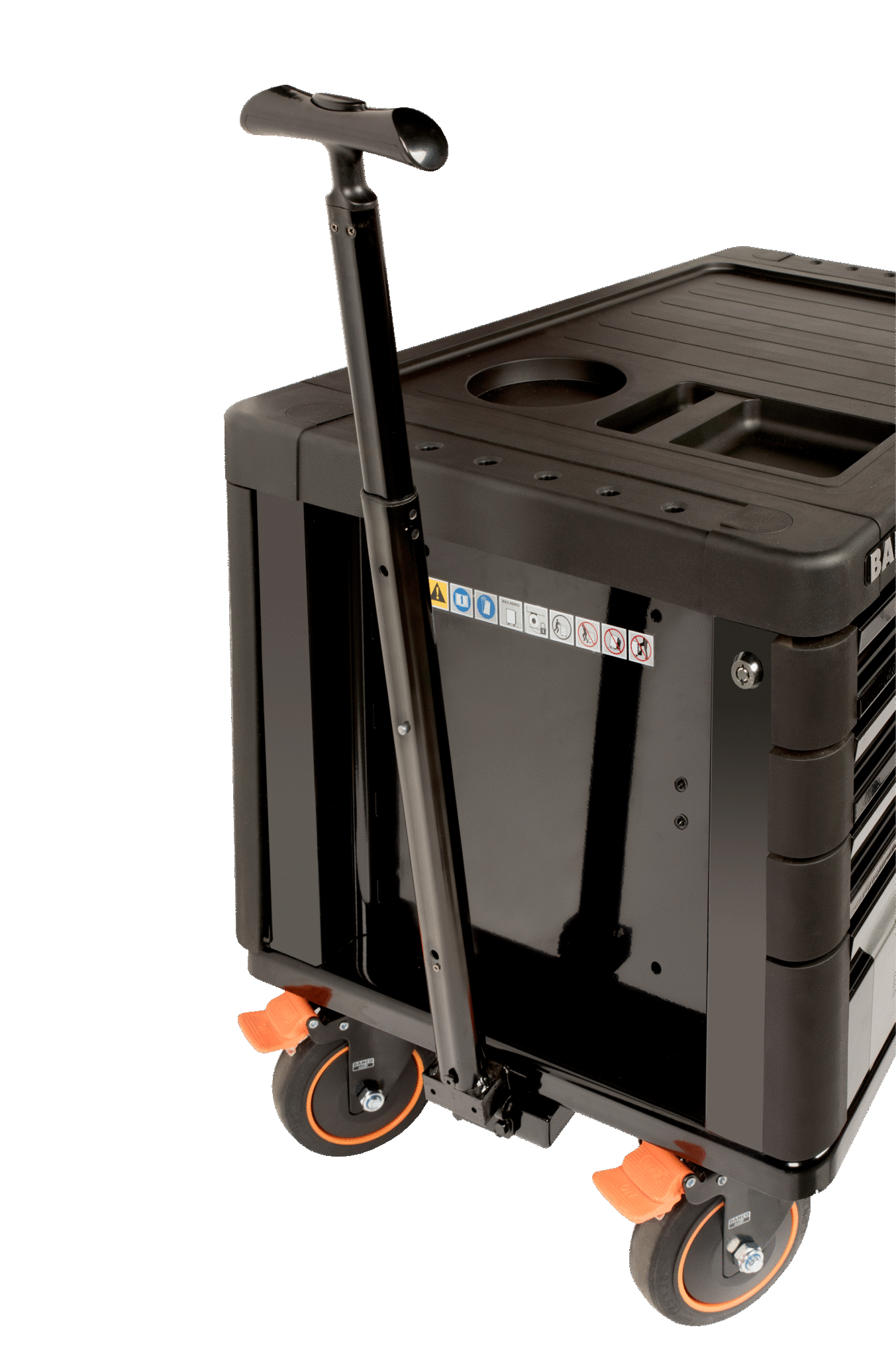 Cassettiera per officina Storage HUB E87 Premium su rotelle con 4 cassetti Bahco 1487K4W