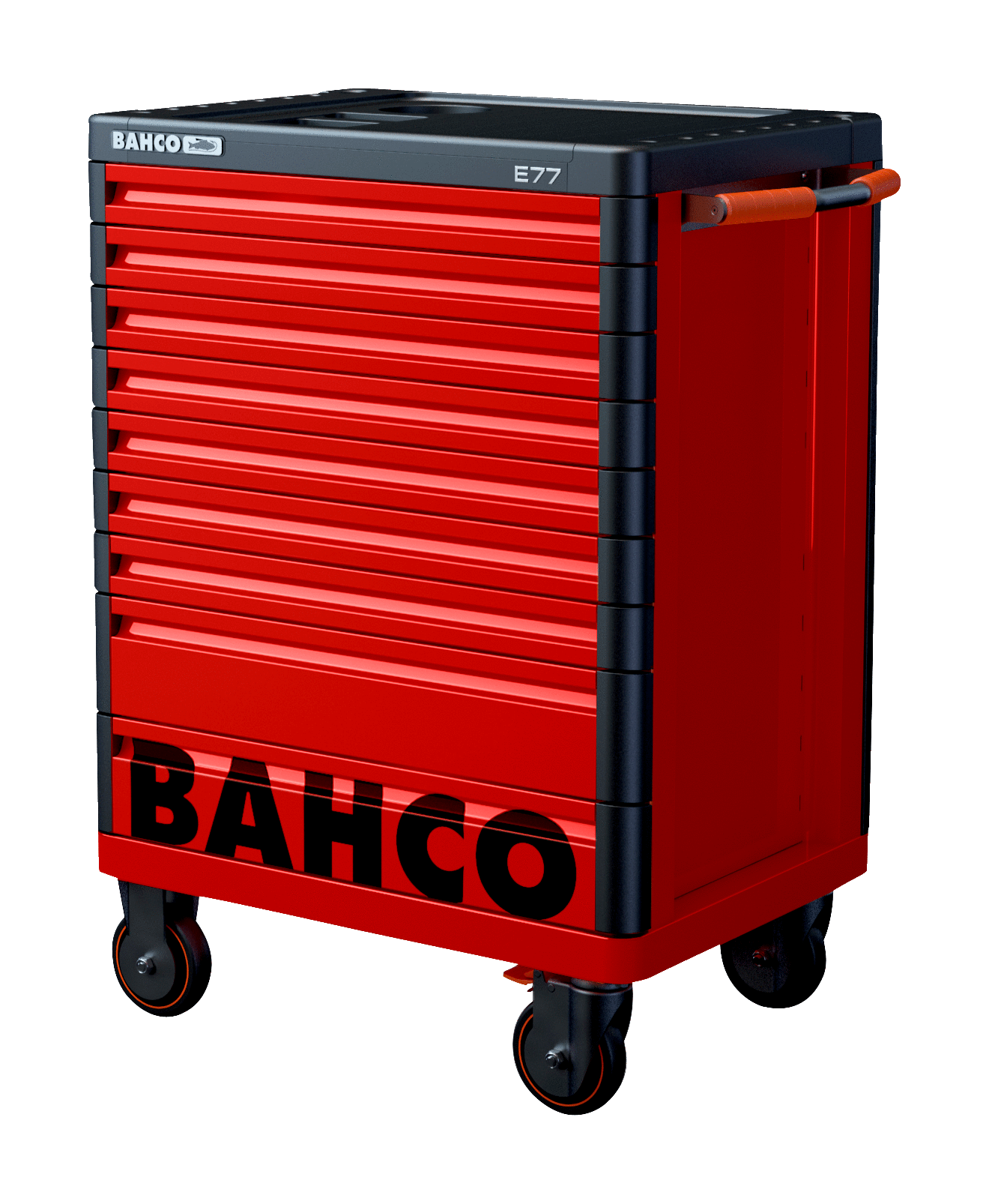 Carrelli per utensili Storage HUB E77 Premium, 26", con 9 cassetti Bahco 1477K9