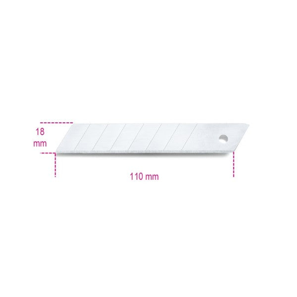 10 lame a settori 18 mm per cutter 1771, 1771BM e 1771HD