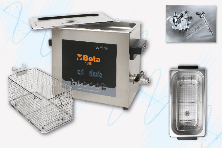 Vasca lavaggio ultrasuoni 6 litri Beta 1895 6