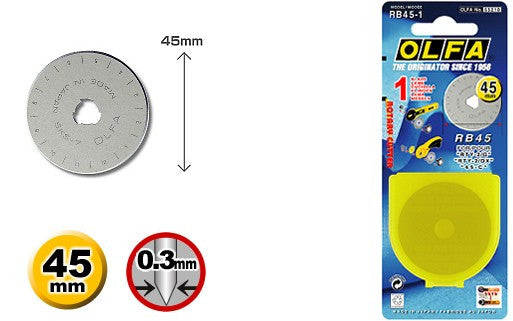 Lame 45mm Olfa RB45-1 1pz.