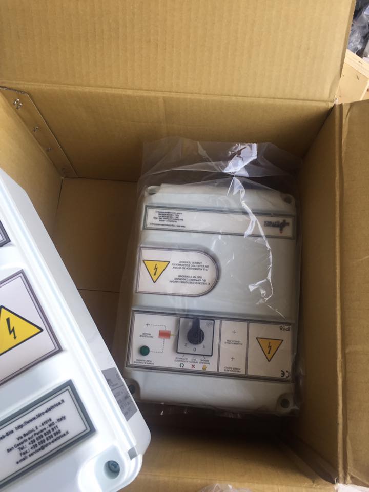 Pompa immersione acque luride 1,1kw 2" KIT quadro elettrico 230 volt IDROELETTRICA