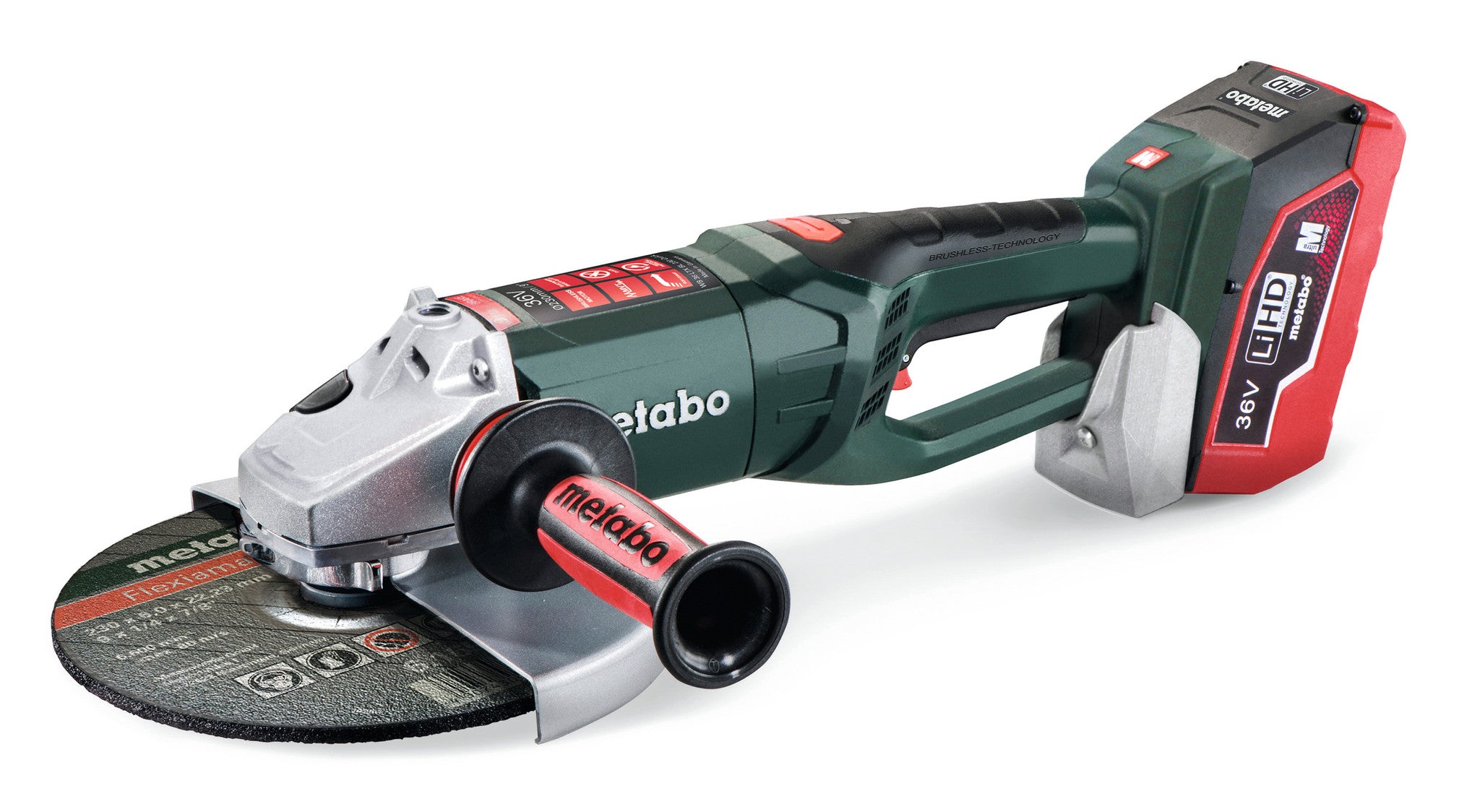 Smerigliatrice Metabo 230mm BATTERIA 36v wpb 36 ltx bl 230