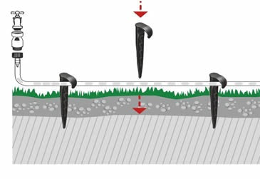 Picchetto "tubo collettore" 10PZ. 14x16mm GF GARDEN