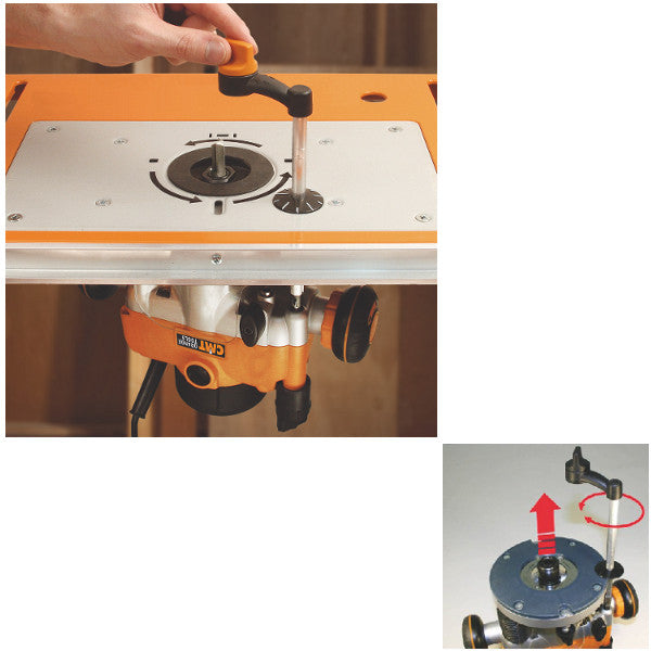 Elettrofresatrice 2400W dotazione standard CMT7E