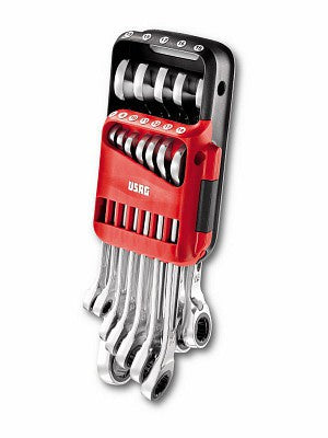 Set chiavi combinate Usag 285 KA/DS12 cricchetto