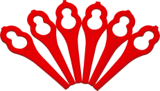 Lama in plastica da 26 cm Bosch per tagliabordi