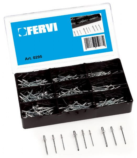 Assortimento 225 rivetti 0295 Fervi