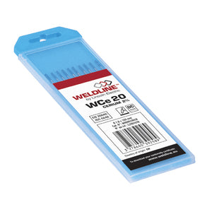 ELETTRODO IN TUNGSTENO WCE-CERIO 2% - 3,2X150MM Lincoln conf. 10pz. punta Grigia