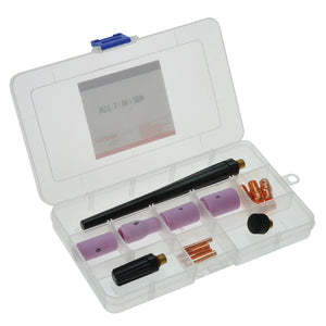 Box parti di usura per una più facile manutenzione delle torce TIG KIT WTT2 9 / 9V / 20W