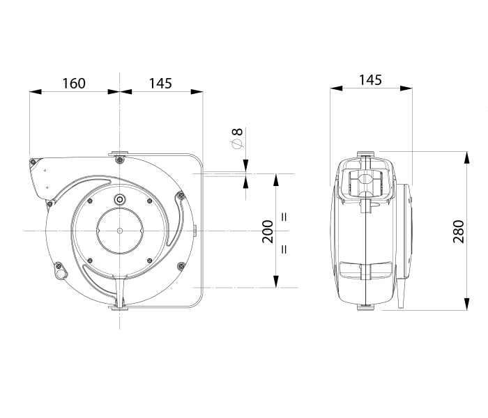 Avvolgitori corrente SERIE 5000 XF Zeca