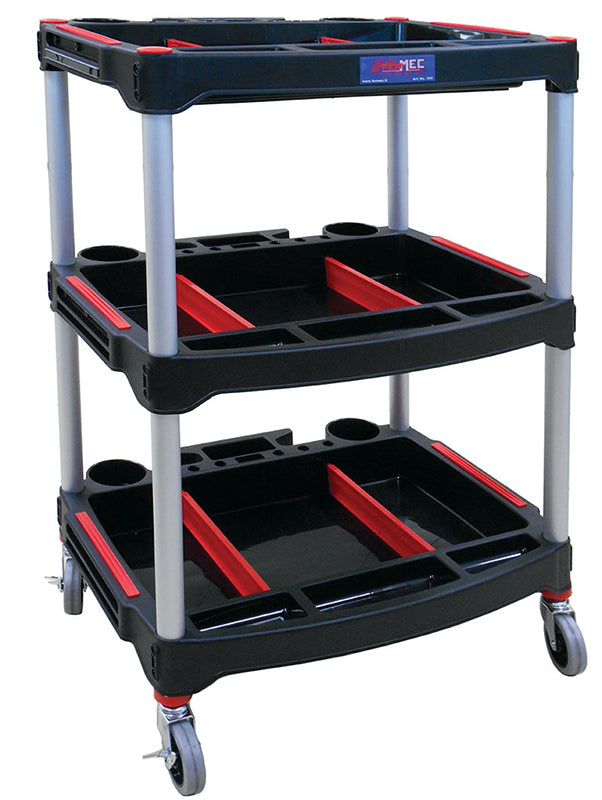 CARRELLO PORTA-MINUTERIA CON 3 RIPIANI Fermec 343