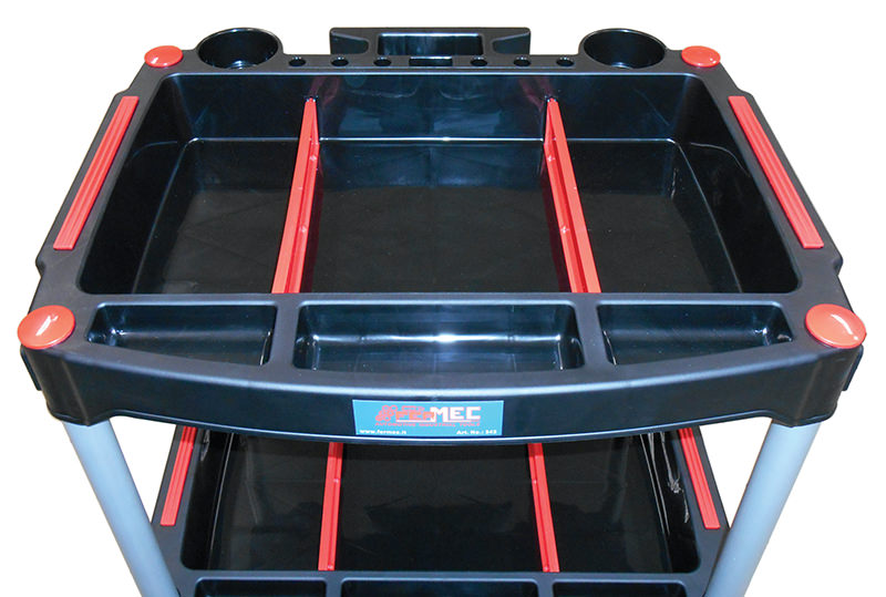 CARRELLO PORTA-MINUTERIA CON 3 RIPIANI Fermec 343