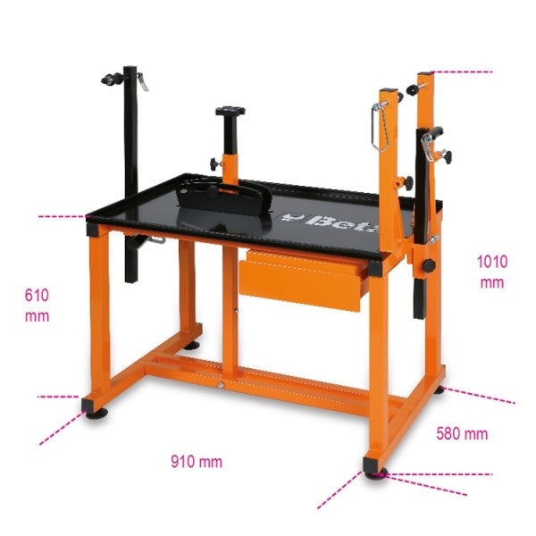 Banco PRO da officina per manutenzione biciclette Beta 3912T