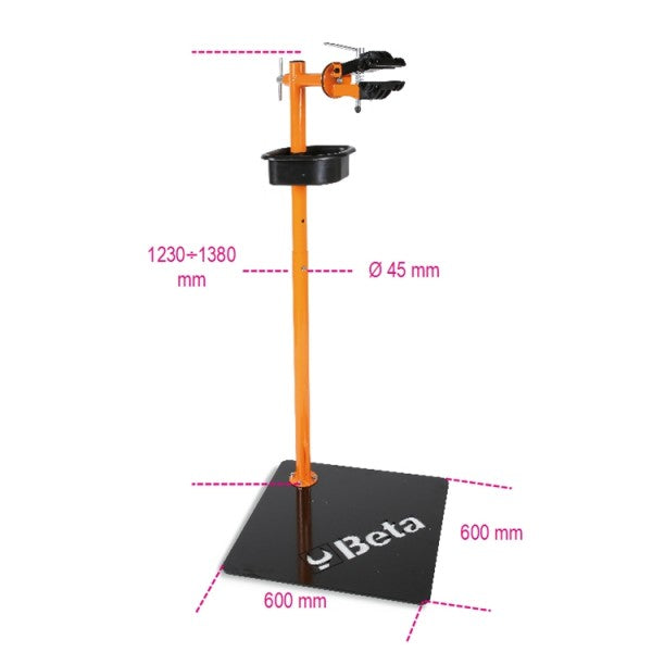 Morsa monobraccio da officina per manutenzione biciclette Beta 3916MM