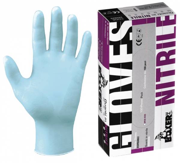 Guanti da lavoro BoxerLine Nitrile conf.100pz.