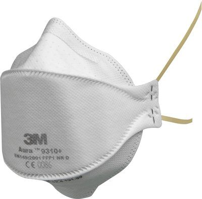 3M™ Aura™ Respiratore monouso 9310+, FFP1 NR D, senza valvola CONF.20PZ.