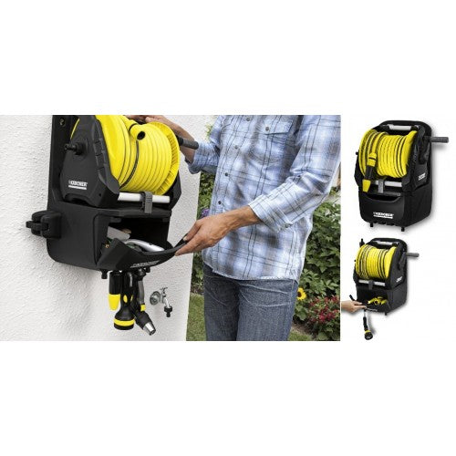 Avvolgitubo portatile HR 7.315 Karcher + tubo e accessori