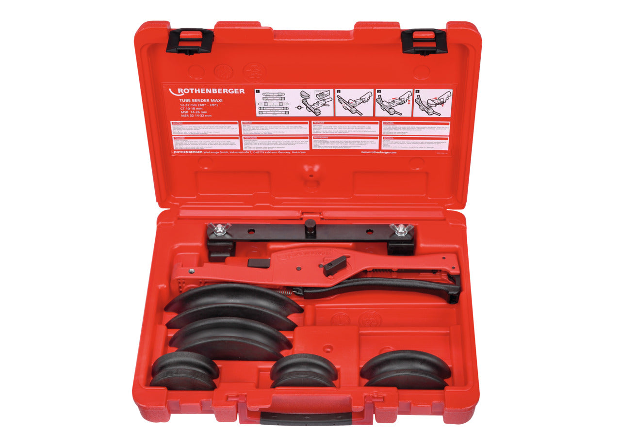 TUBE BENDER MAXI Set in pollici ROTHENBERGER