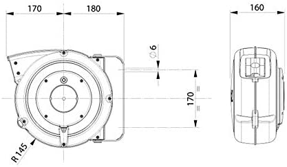 Avvolgitore automatico Zeca 804/10 ARIA ACQUA 8mt.