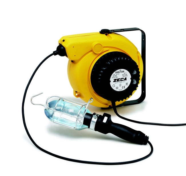 Avvolgicavo con lampada e trasformatore 5908/T306 Zeca 24 VOLT