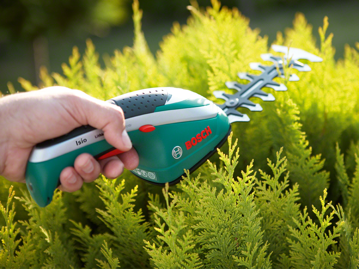 Set sfoltirami e tosaerba a batteria Isio Set Bosch