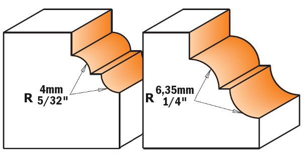Fresa Legno Cmt gambo 6mm 741.380.11
