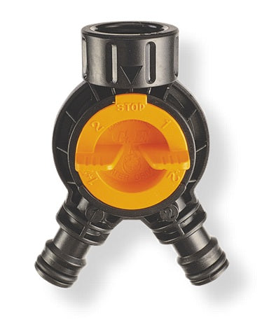 Presa rubinetti a doppia uscita 3/4"F GF GARDEN