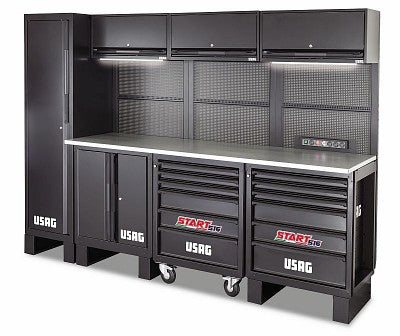 ARREDAMENTO PER OFFICINA piano acciaio Usag 516 SA/CA3