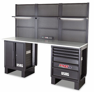 ARREDAMENTO PER OFFICINA piano acciaioUsag 516 SA/CA4