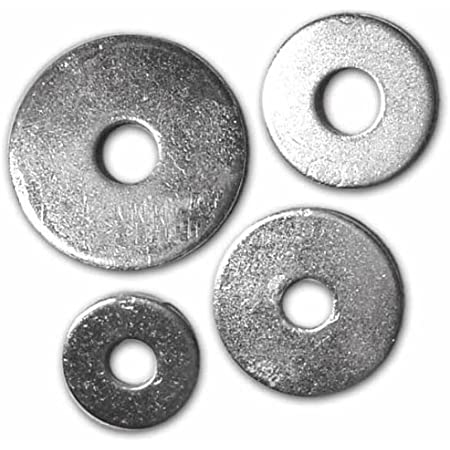 Rondelle piane maggiorate zincate conf. 5kg.