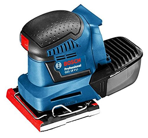 Levigatrice orbitale GSS 18 V-10 Bosch Professional senza batterie e caricabatterie