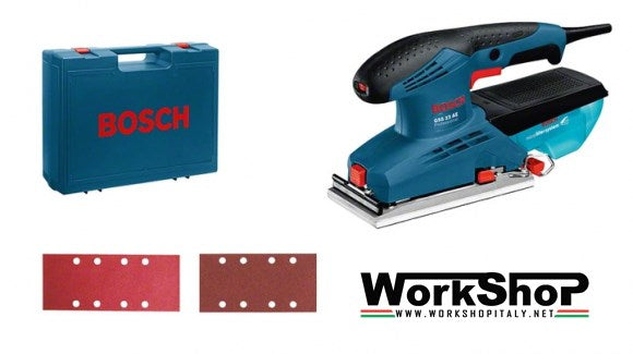 Levigatrice orbitale GSS 23 A Bosch Professional + set carte abrasive